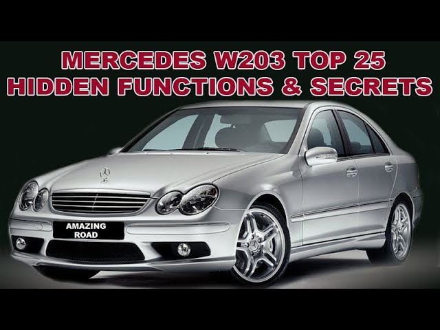 download Mercedes Benz C Class C230 workshop manual