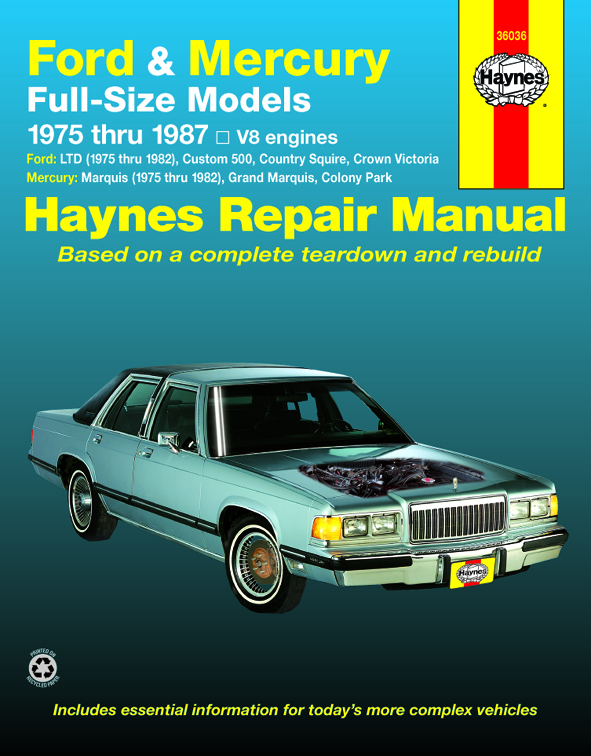 download Mercury Grand Marquis workshop manual