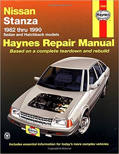 download Nissan Stanza workshop manual