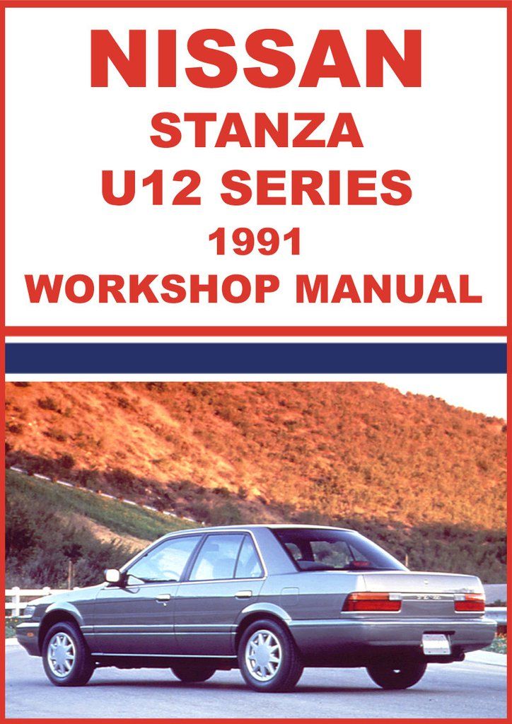 download Nissan Stanza workshop manual