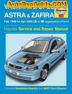 download OPEL ASTRA G workshop manual