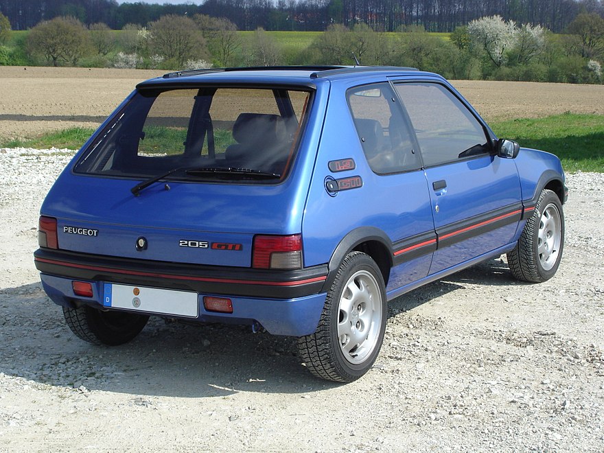 download PEUGEOT 205 GL GE VAN SR GT 1.6 GTI 1.9 GTI workshop manual