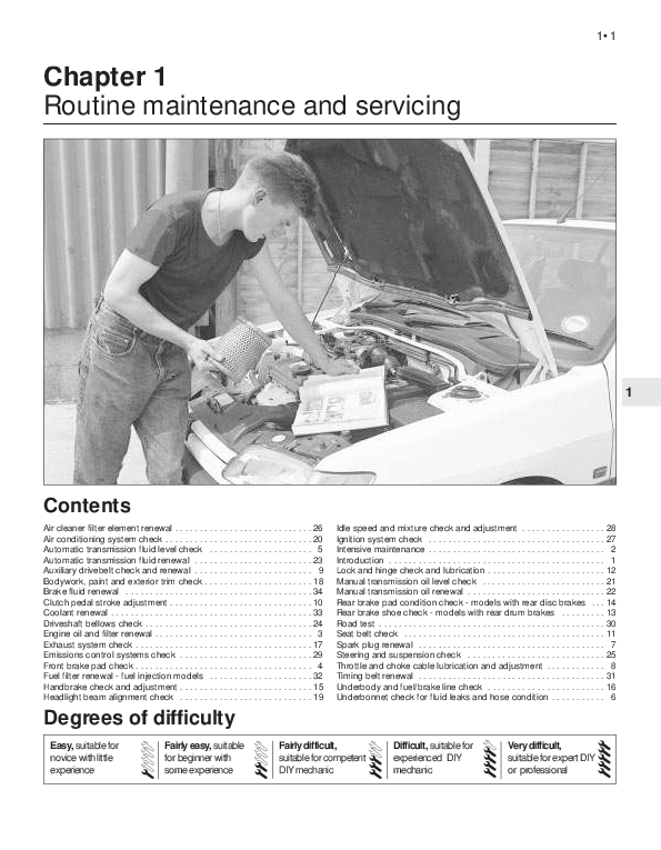 download Peugeot 205 GL GE Van SR GT 1.6 Gti 1.9 Gti 83 95 workshop manual