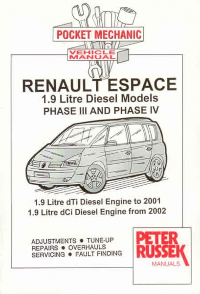 download RENAULT ESPACE JE workshop manual