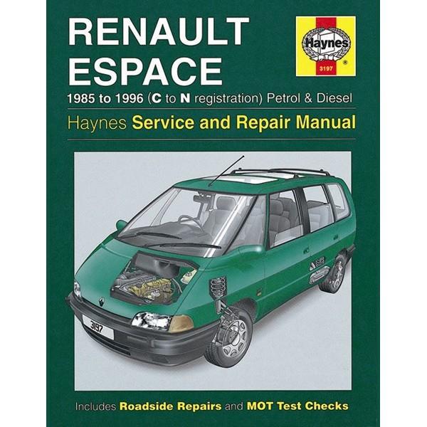 download RENAULT ESPACE workshop manual