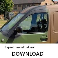 download RENAULT KANGOO I workshop manual