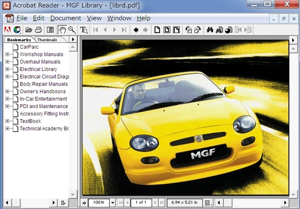 download ROVER MINI MGF 100 200 400 600 800 CABRIOLET COUPE Tourer workshop manual