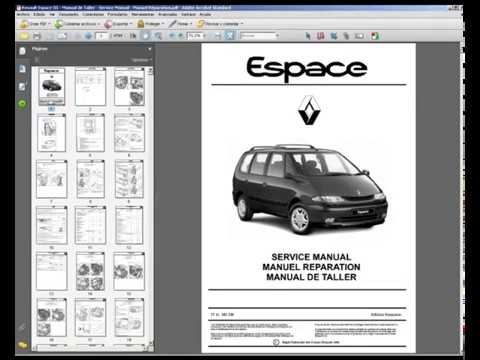 download Renault Espace II workshop manual