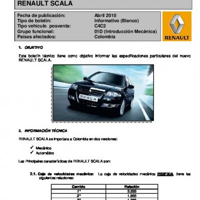 download Renault Scala workshop manual