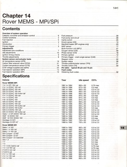 download Rover 214 414 able workshop manual