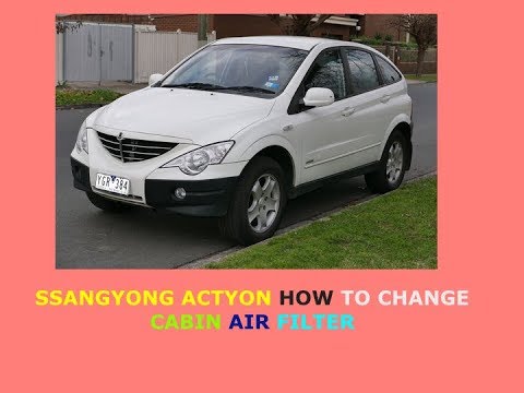 download SSANGYONG ACTYON workshop manual