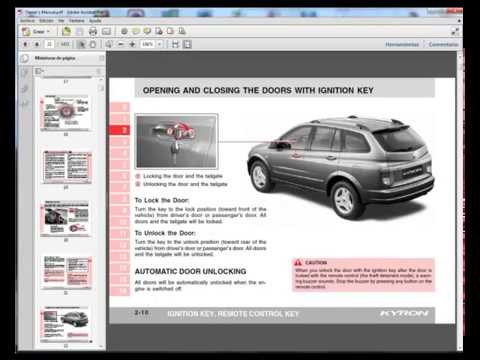 download SSANGYONG KYRON EURO 4 Engine D27DTP D27DT workshop manual