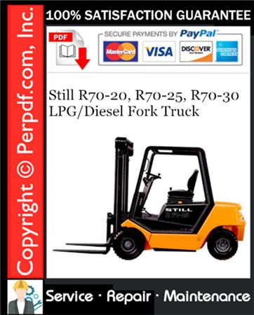 download STILL FORK Truck R70 35 R70 40 R70 45 Master workshop manual