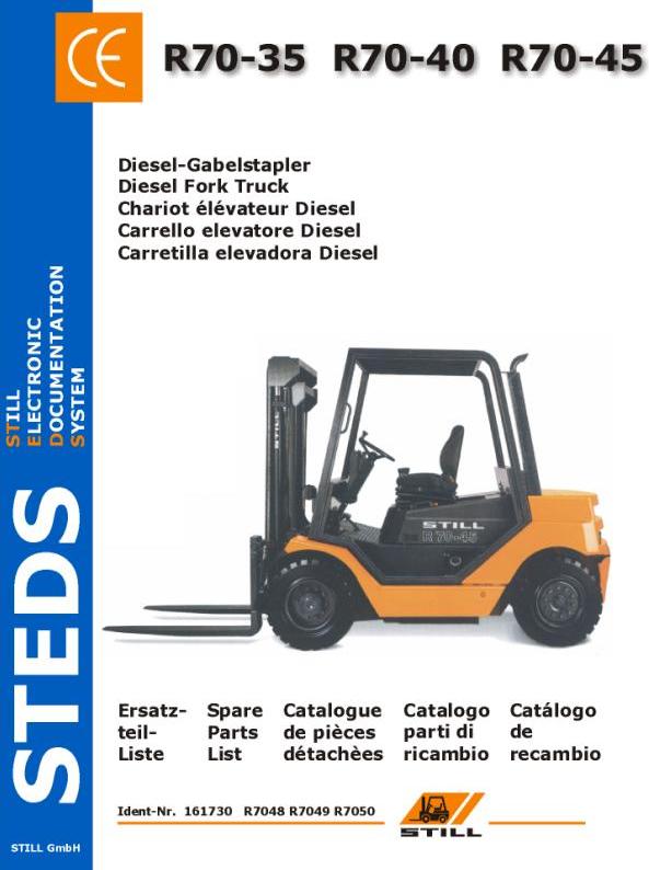 download STILL FORK Truck R70 35 R70 40 R70 45 Master workshop manual