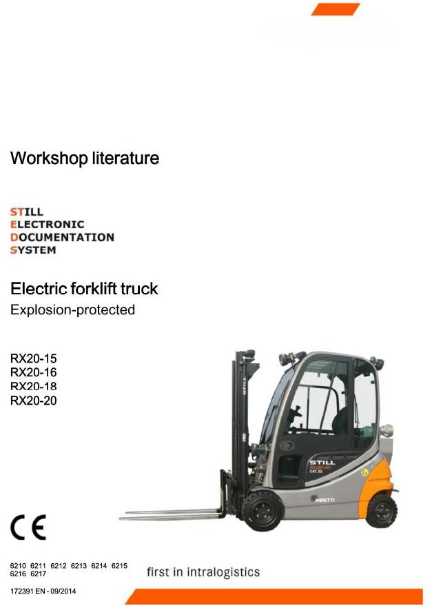 download STILL RX20 15 RX20 16 RX20 18 RX20 20 RX60 16 RX60 18 RX60 20 Electric Forklift Truck Manu workshop manual