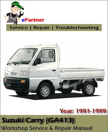 download SUZUKI CARRY GA413 workshop manual