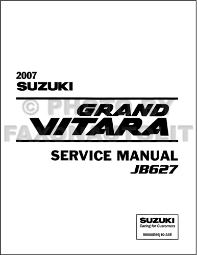 download SUZUKI GRand VITARA workshop manual
