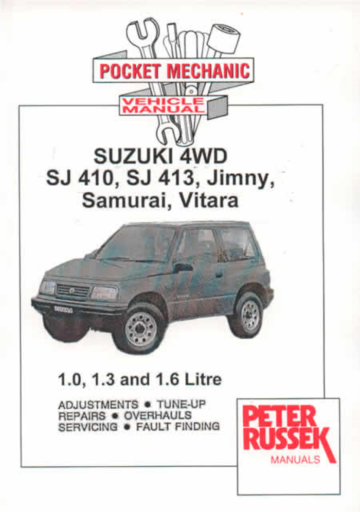 download SUZUKI SJ 413 JIMMY SAMURAI workshop manual