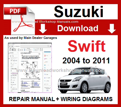 download SUZUKI SWIFT Sport RS416 workshop manual