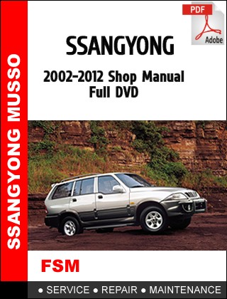 download SsangYong Actyon C120 workshop manual