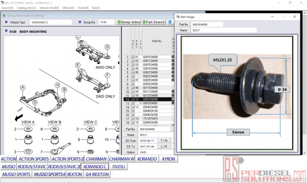 download SsangYong Korando C C206 workshop manual