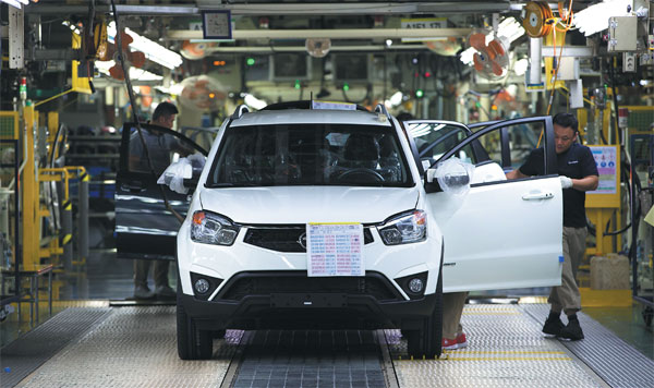 download SsangYong Korando workshop manual