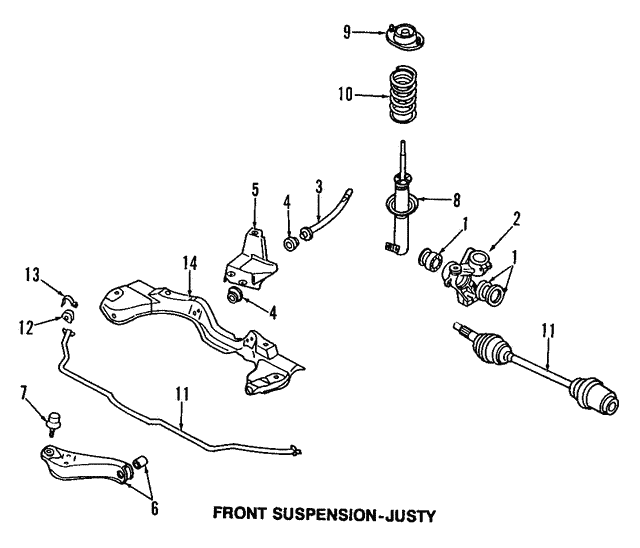 download Subaru Justy workshop manual