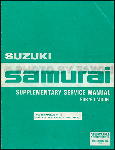 download Suzuki Samurai workshop manual