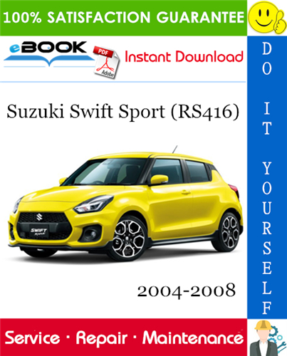 download Suzuki Swift Sport workshop manual