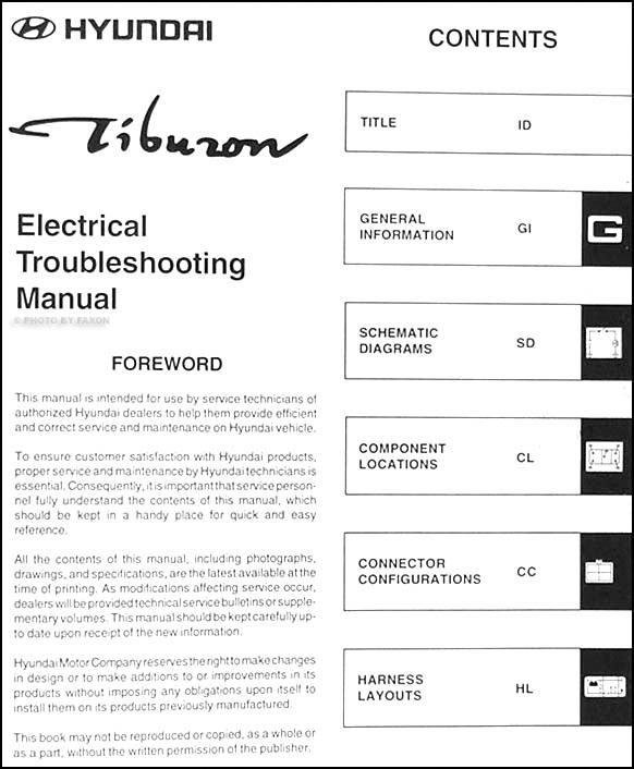 download Tiburon workshop manual