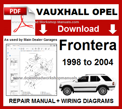 download VAUXHALL OPEL FRONTERA workshop manual