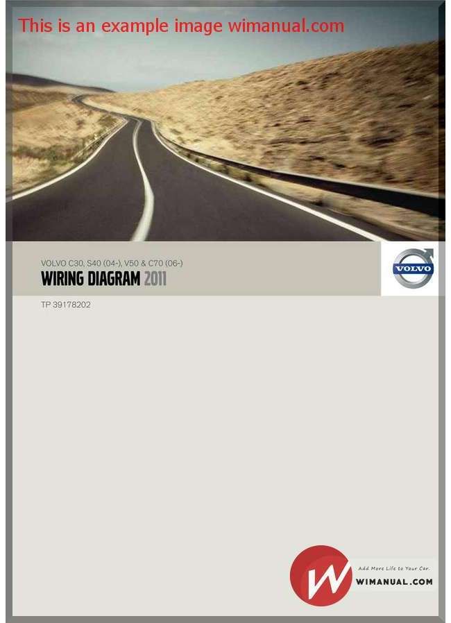 download VOLVO C30 S40 04  V50 C70 06 workshop manual