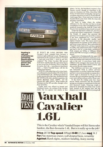 download Vauxhall Cavalier workshop manual